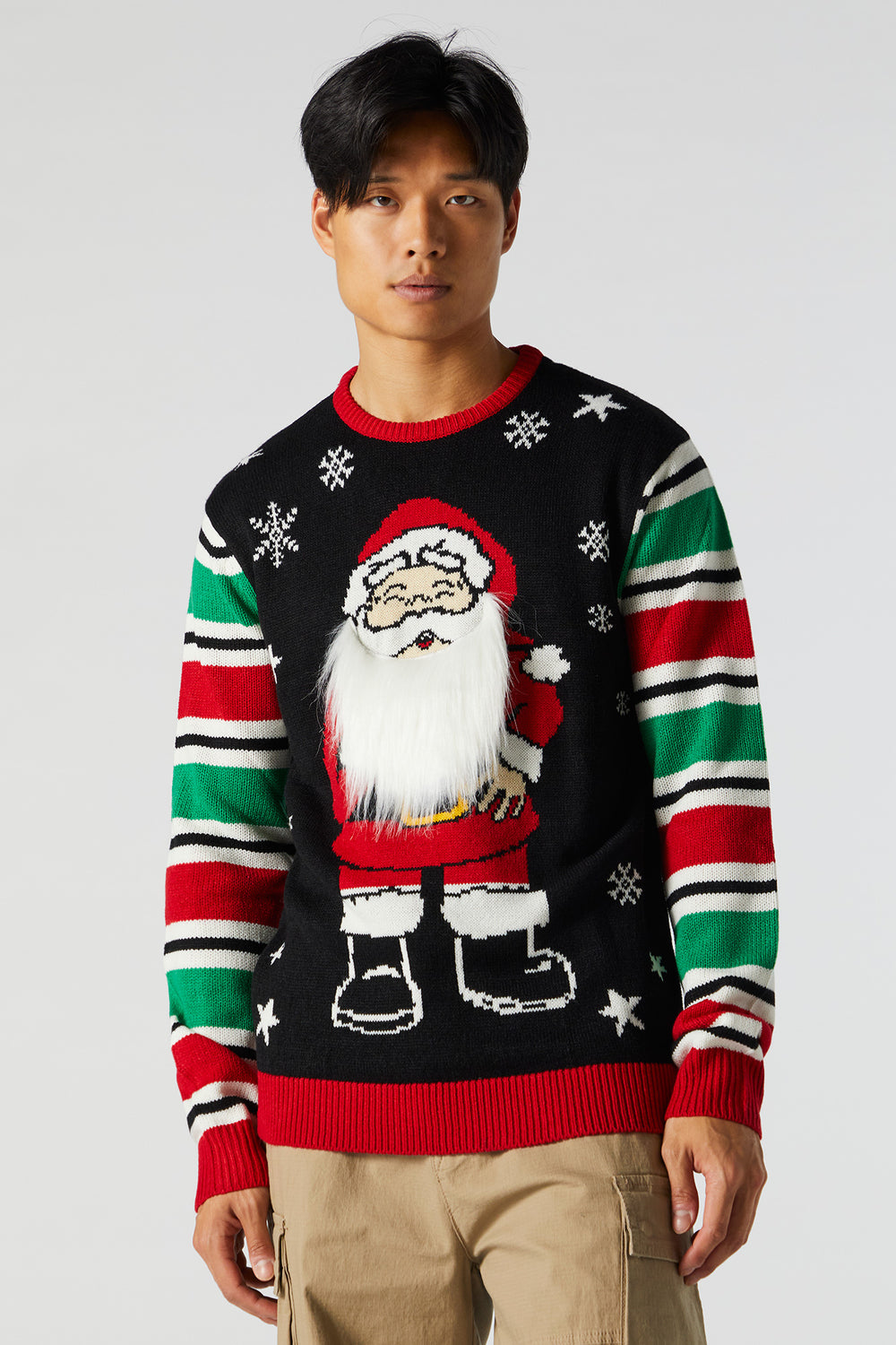 3D Santa Ugly Xmas Sweater 3D Santa Ugly Xmas Sweater 1