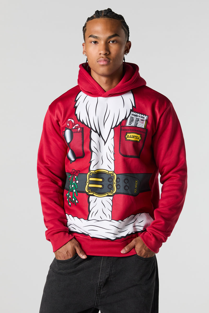 Funny Christmas Print Hoodie