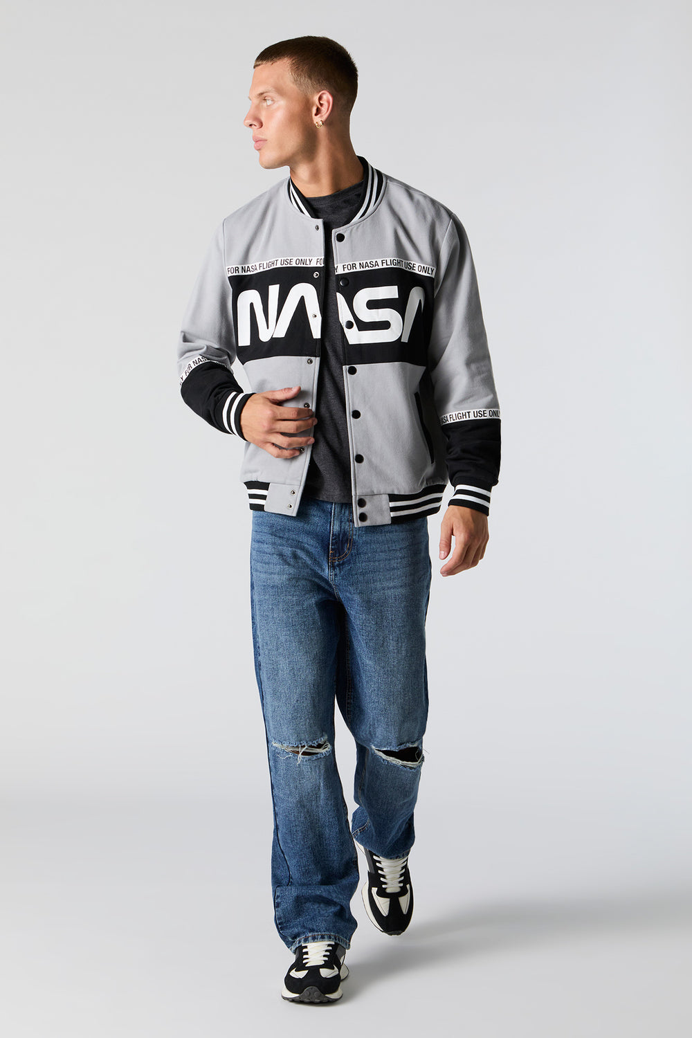 NASA Graphic Varsity Jacket NASA Graphic Varsity Jacket 3