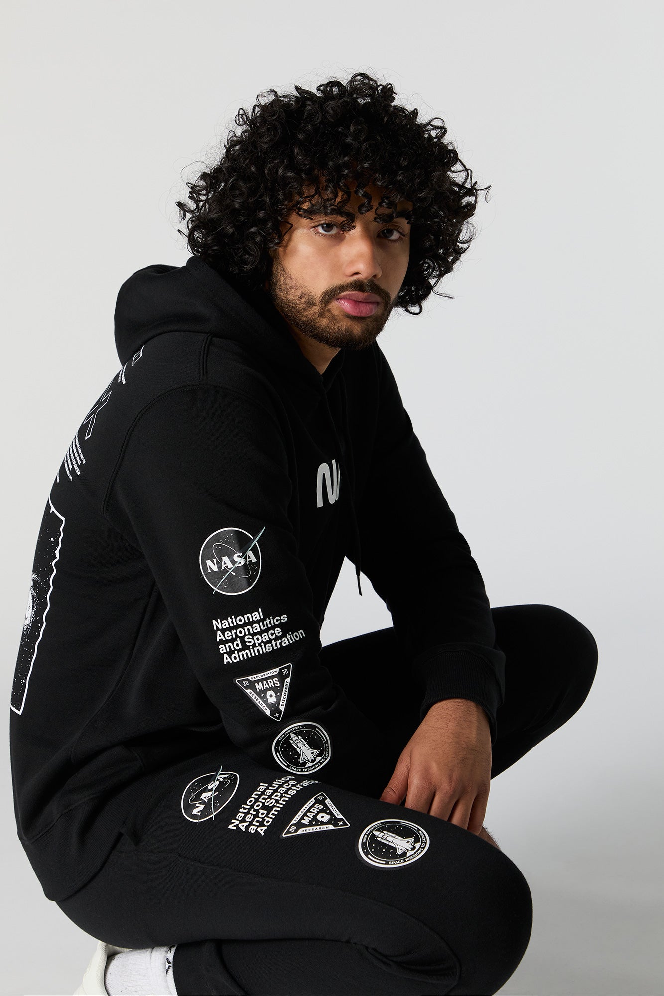 NASA Graphic Fleece Hoodie