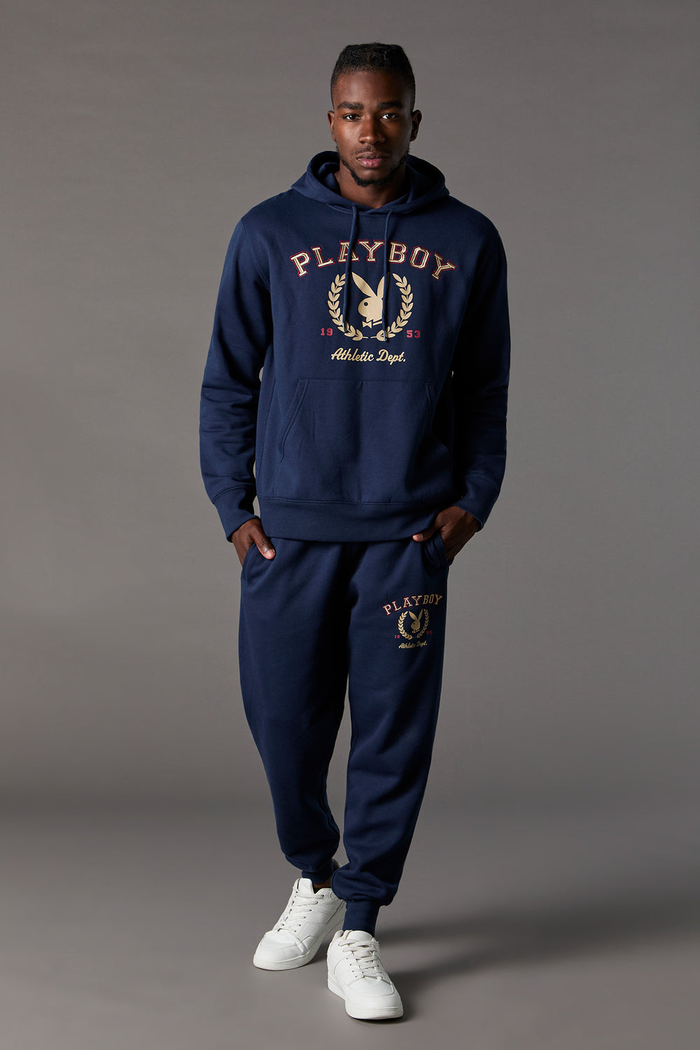 Playboy Embroidered Fleece Hoodie Playboy Embroidered Fleece Hoodie 10