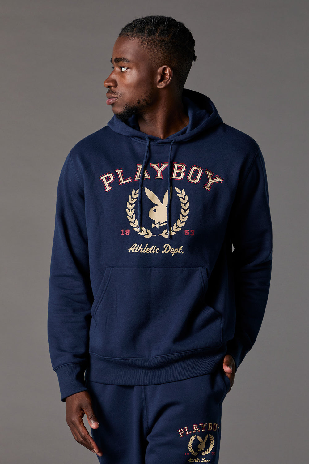 Playboy Embroidered Fleece Hoodie Playboy Embroidered Fleece Hoodie 8