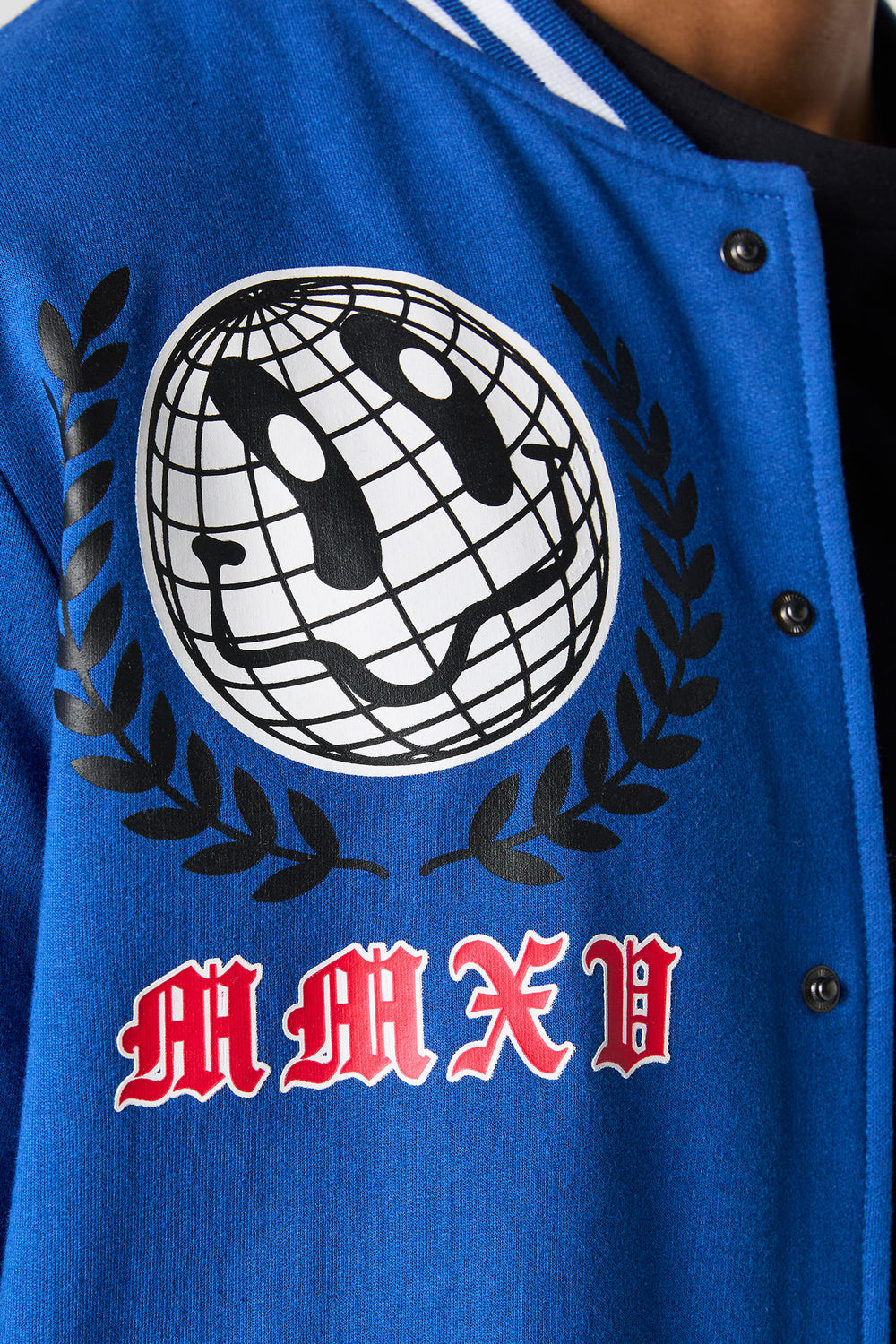 Graphic Fleece Varsity Jacket Graphic Fleece Varsity Jacket 5