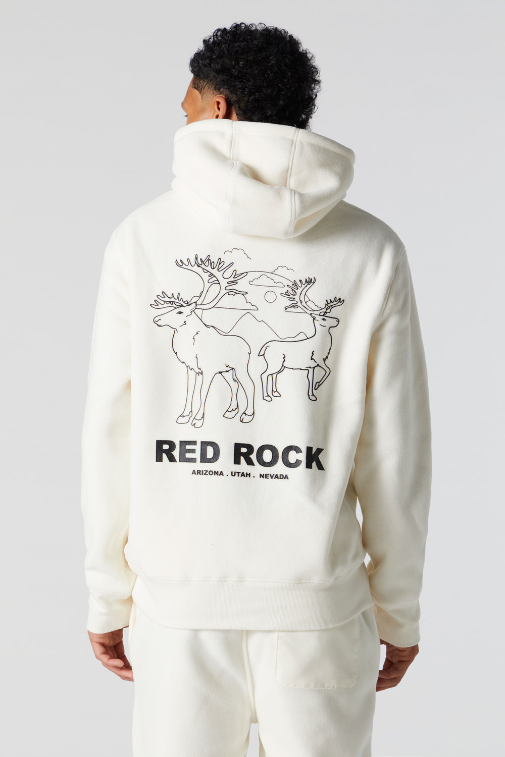Red Rock Graphic Polar Fleece Hoodie Red Rock Graphic Polar Fleece Hoodie 3