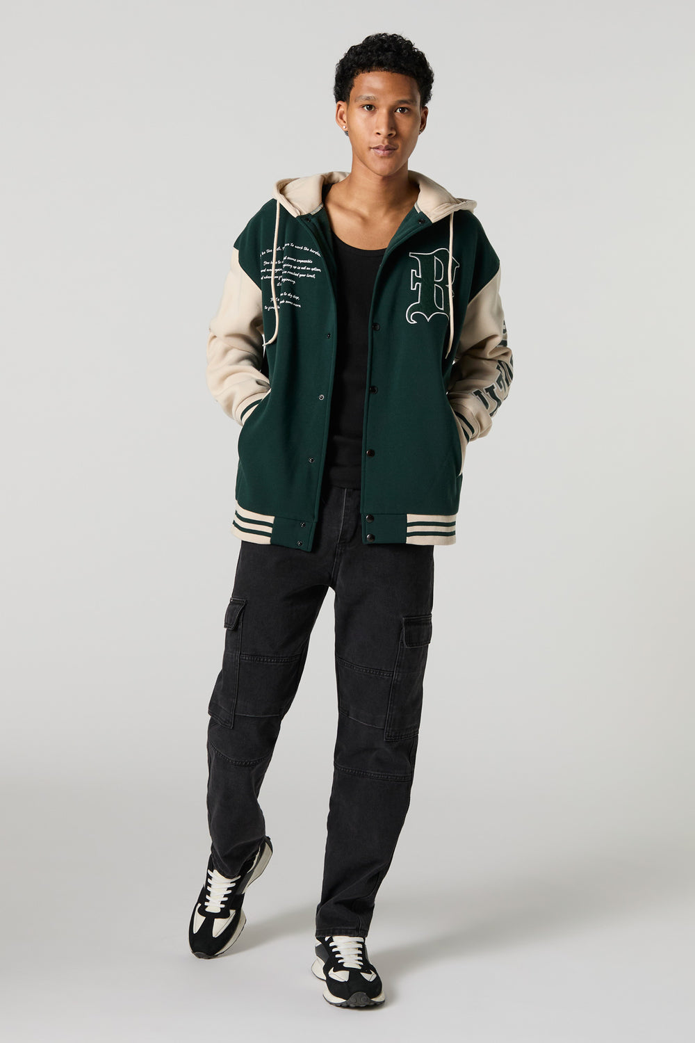 Embroidered Varsity Fleece Jacket Embroidered Varsity Fleece Jacket 10