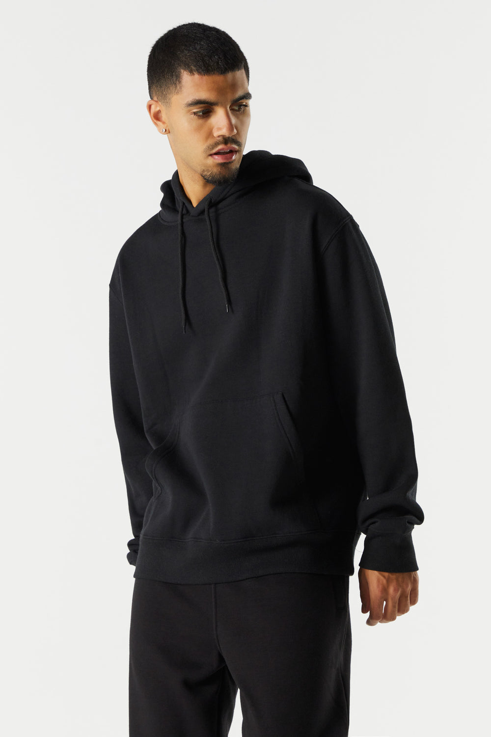 Basic Fleece Pull Over Hoodie Basic Fleece Pull Over Hoodie 4