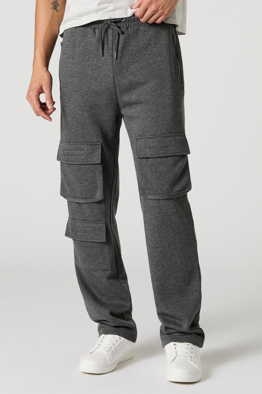 Fleece Multi Pocket Cargo Sweatpant Fleece Multi Pocket Cargo Sweatpant 7