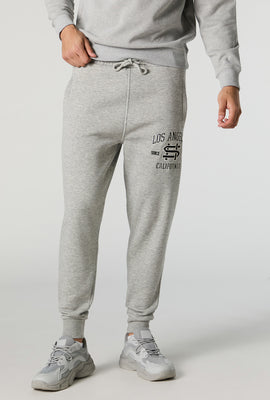 Chenille Embroidered Fleece Jogger