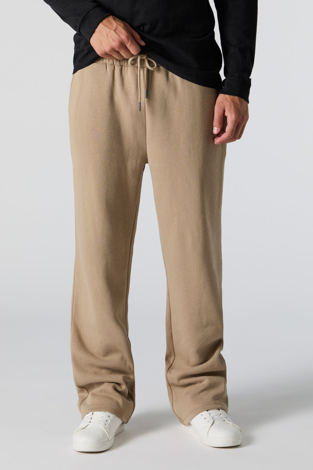 Solid Fleece Straight Leg Sweatpant Solid Fleece Straight Leg Sweatpant 4