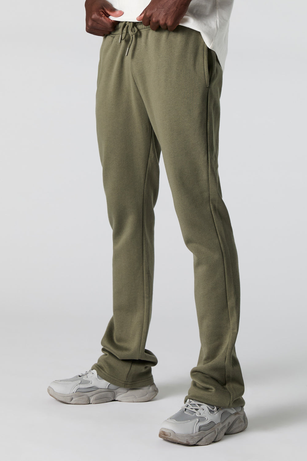 Fleece Open Bottom Jogger Fleece Open Bottom Jogger 1