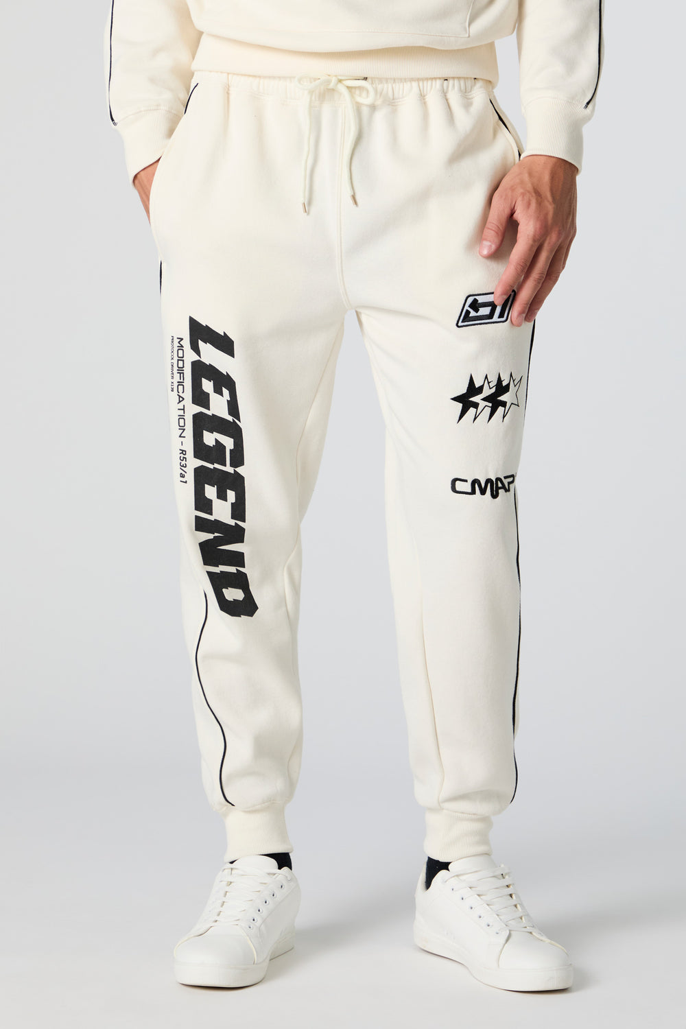 Racing Legend Embroidered Graphic Fleece Jogger Racing Legend Embroidered Graphic Fleece Jogger 2