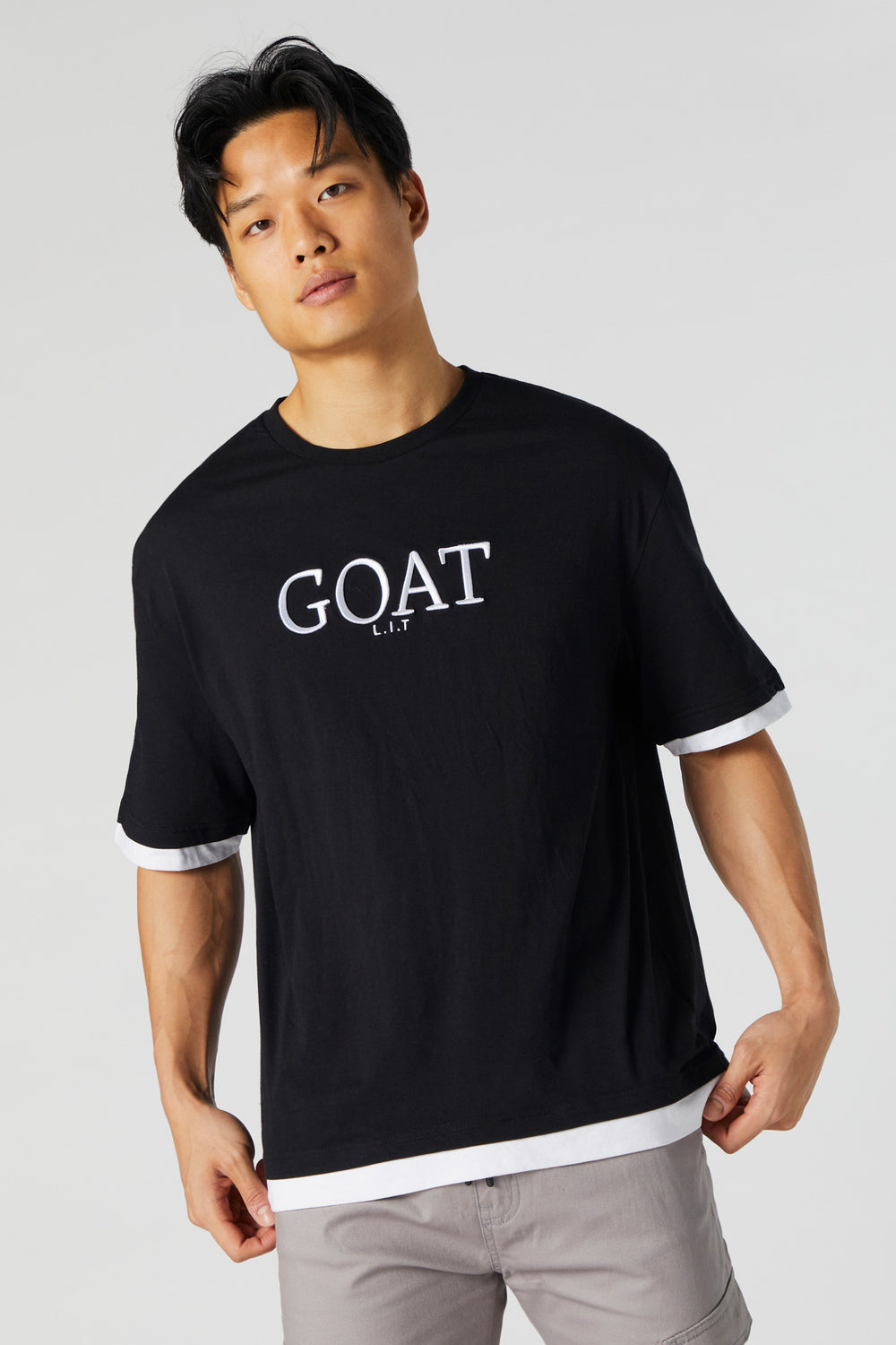 Goat Embroidered T-Shirt Goat Embroidered T-Shirt 7