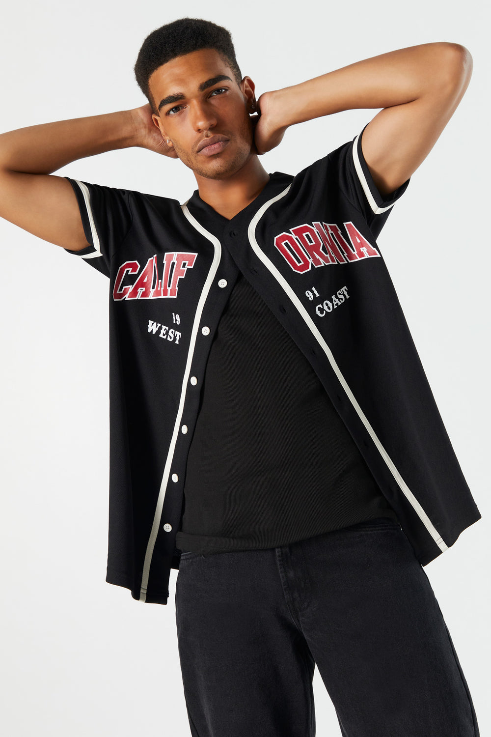 California Graphic Baseball Jersey California Graphic Baseball Jersey 1