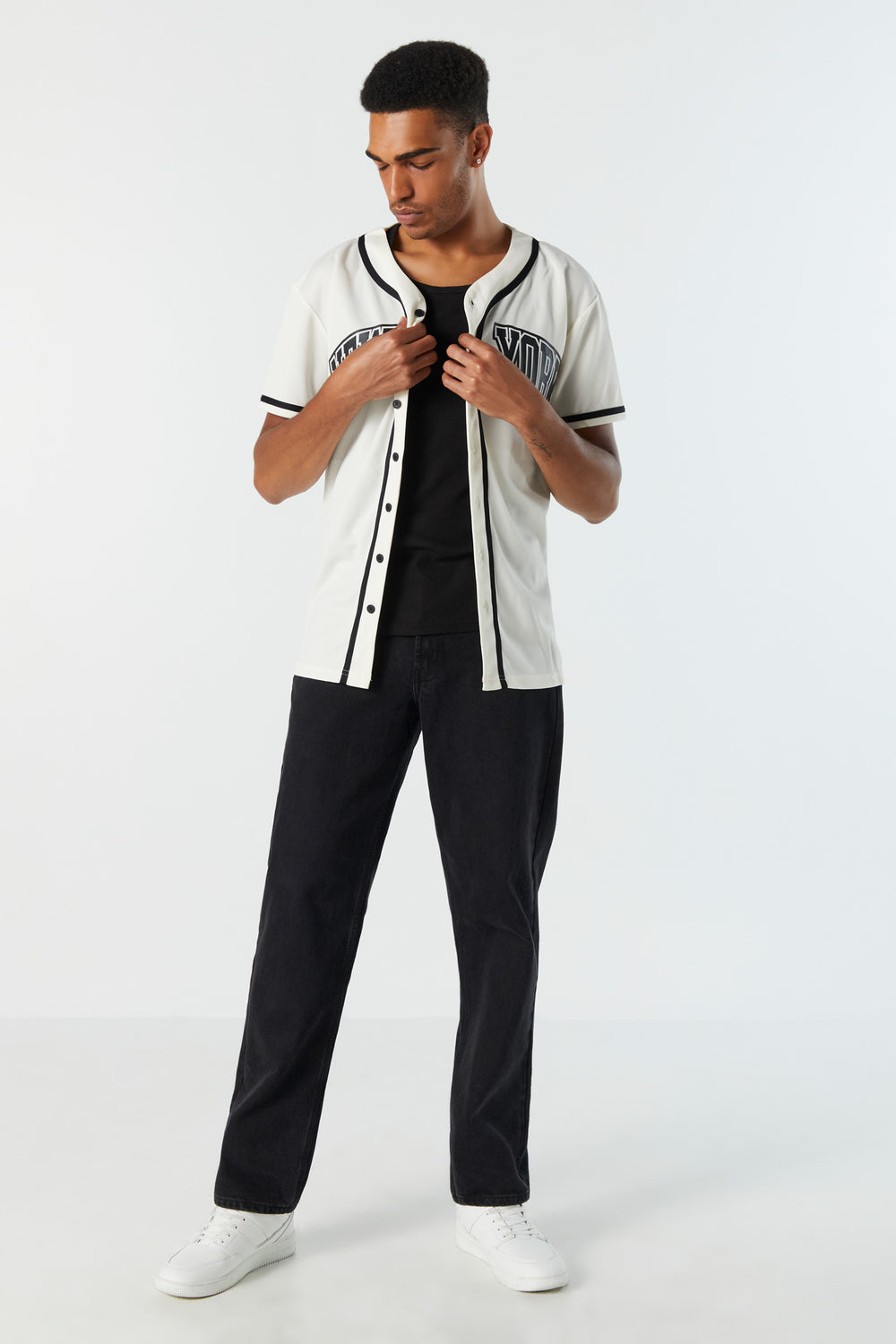 New York Graphic Baseball Jersey New York Graphic Baseball Jersey 3