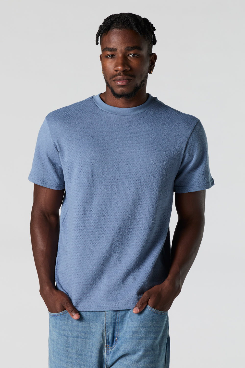 Textured Crewneck T-Shirt Textured Crewneck T-Shirt 7