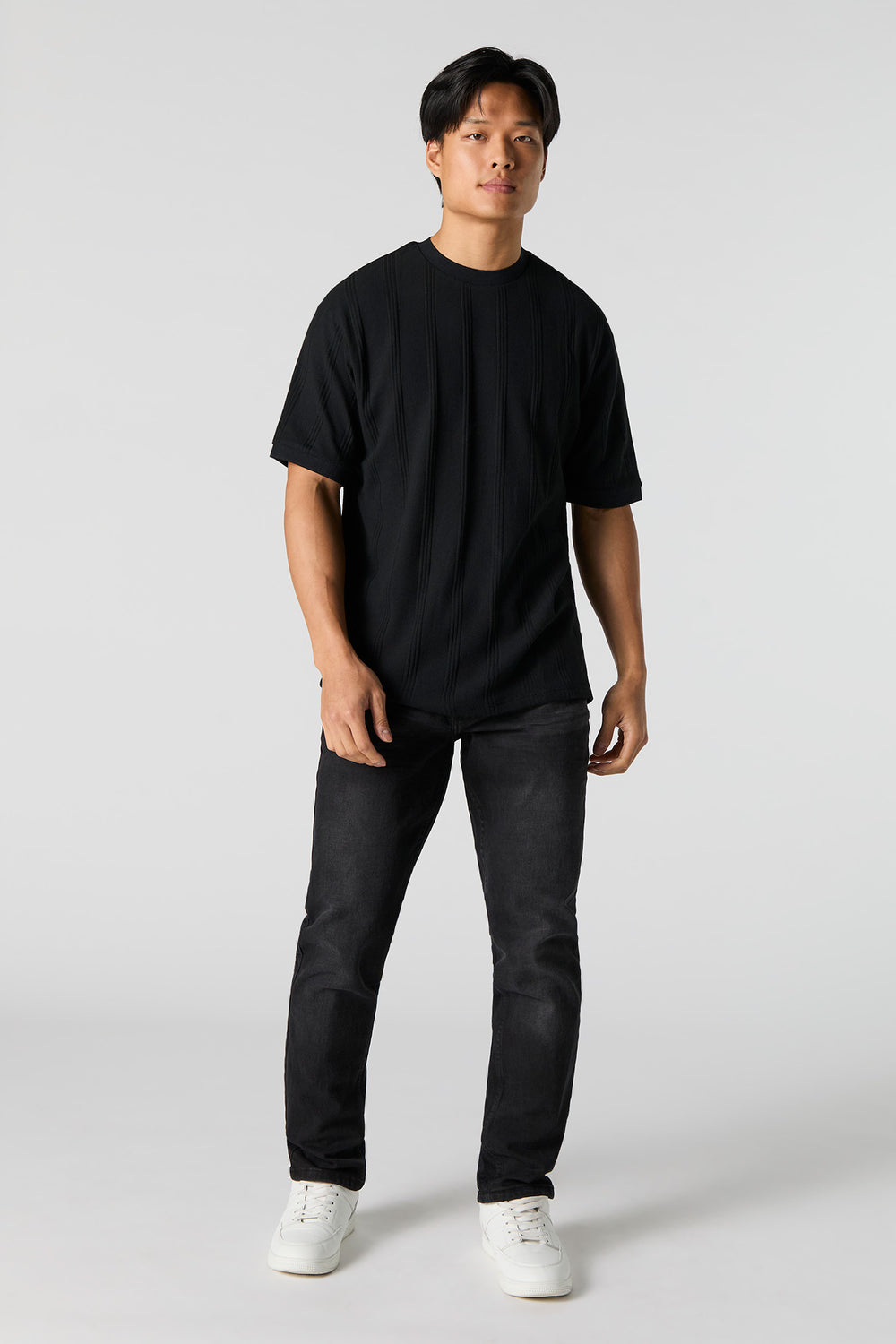 Vertical Textured T-Shirt Vertical Textured T-Shirt 5