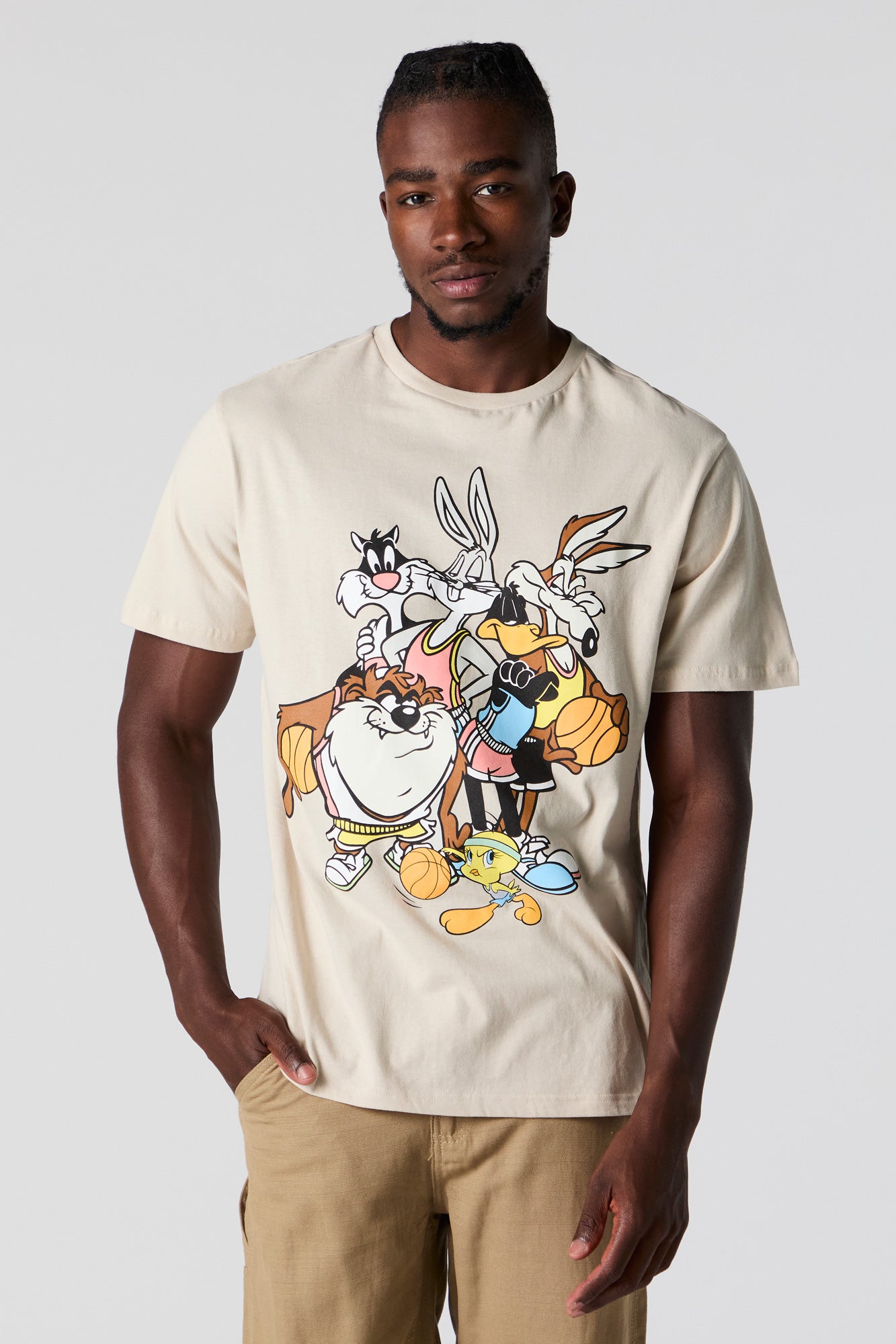 Looney Toons Basketball Team Graphic T-Shirt