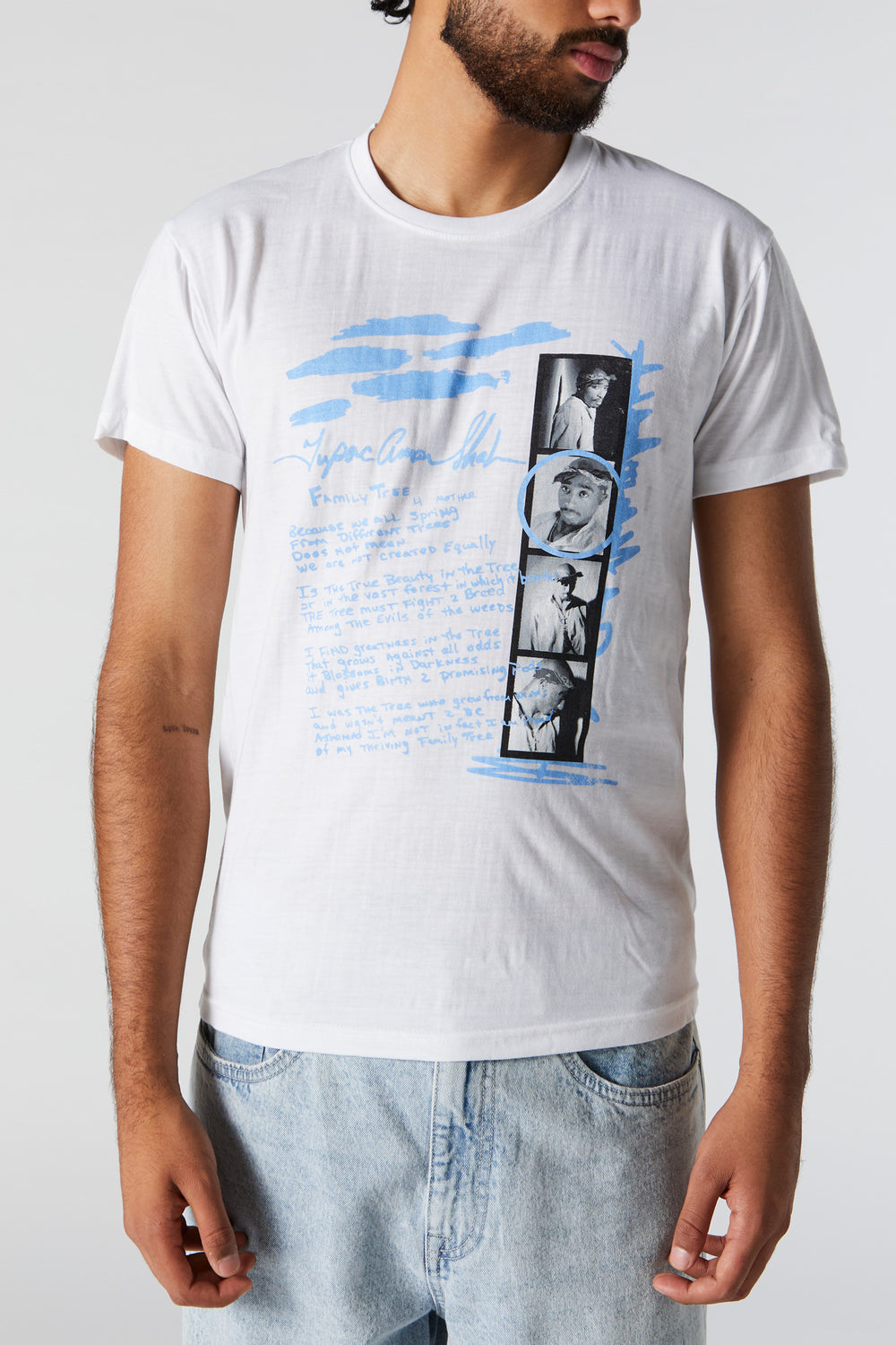 Tupac Family Tree Graphic T-Shirt Tupac Family Tree Graphic T-Shirt 4