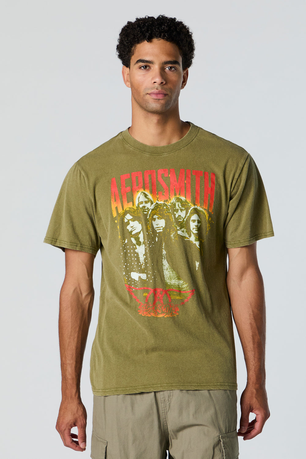 Aerosmith Graphic Washed T-Shirt Aerosmith Graphic Washed T-Shirt 1