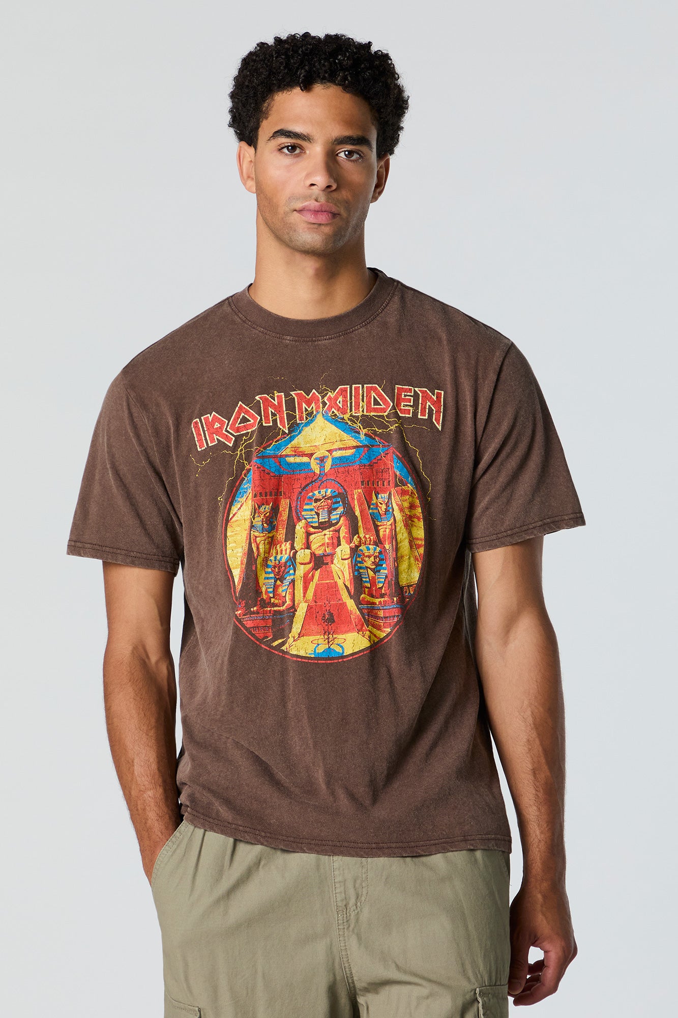 Iron Maiden Graphic Washed T-Shirt