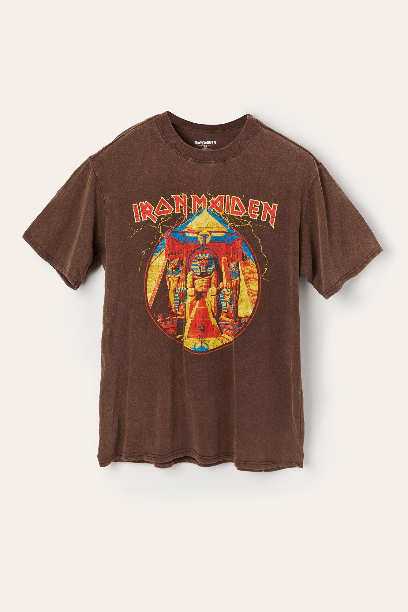 Iron Maiden Graphic Washed T Shirt Charlotte Russe