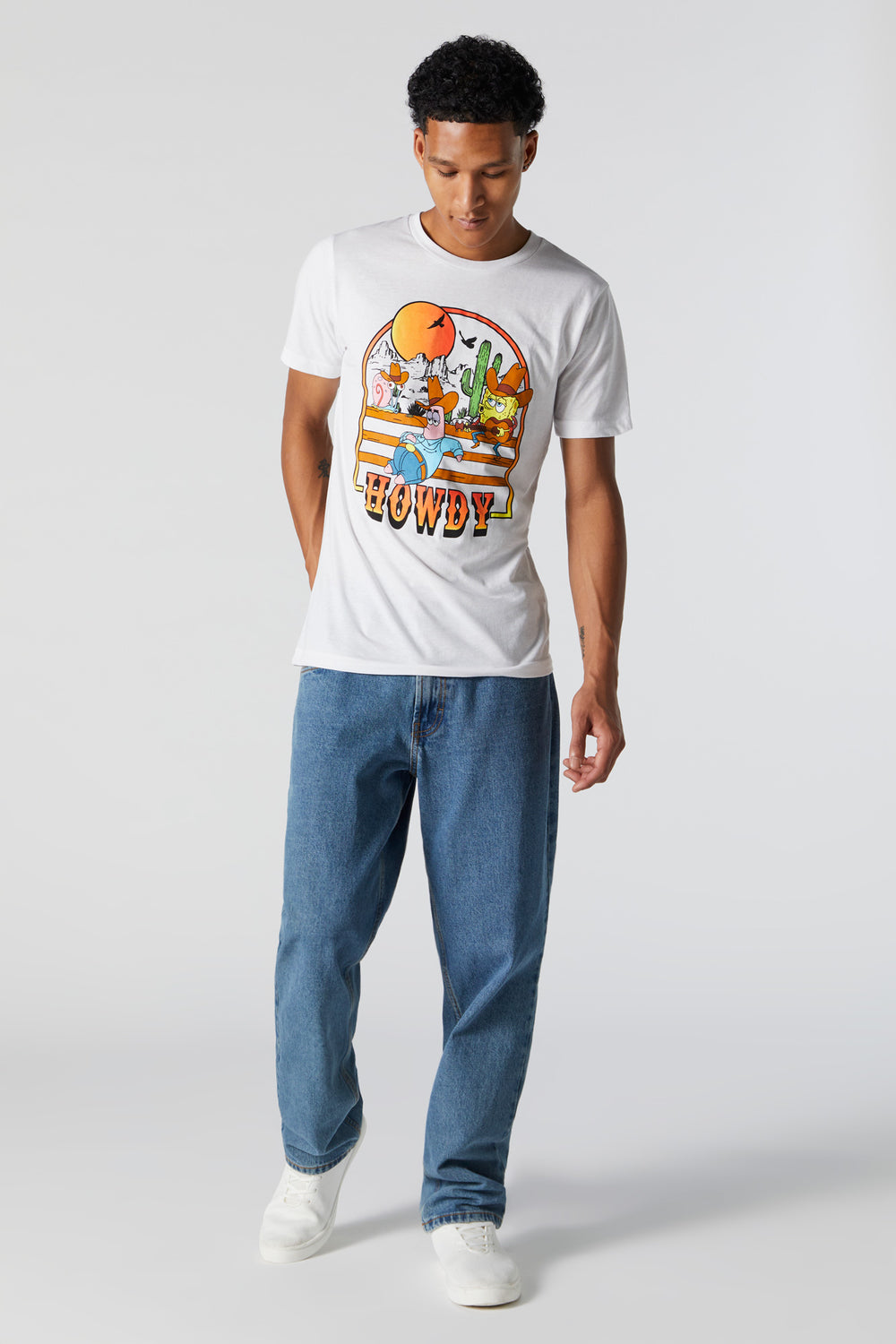 Howdy SpongeBob Graphic T-Shirt Howdy SpongeBob Graphic T-Shirt 3