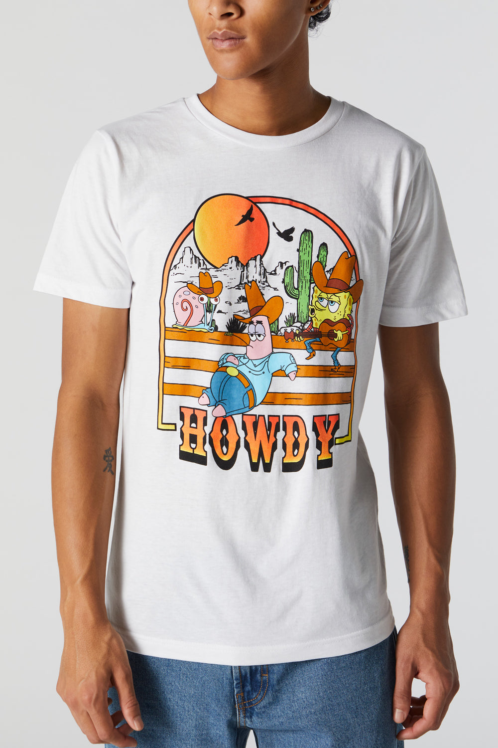 Howdy SpongeBob Graphic T-Shirt Howdy SpongeBob Graphic T-Shirt 4