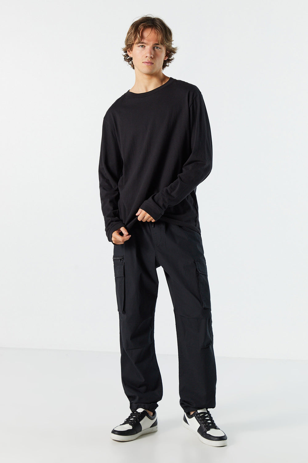Poplin Zip Cargo Parachute Pant Poplin Zip Cargo Parachute Pant 5