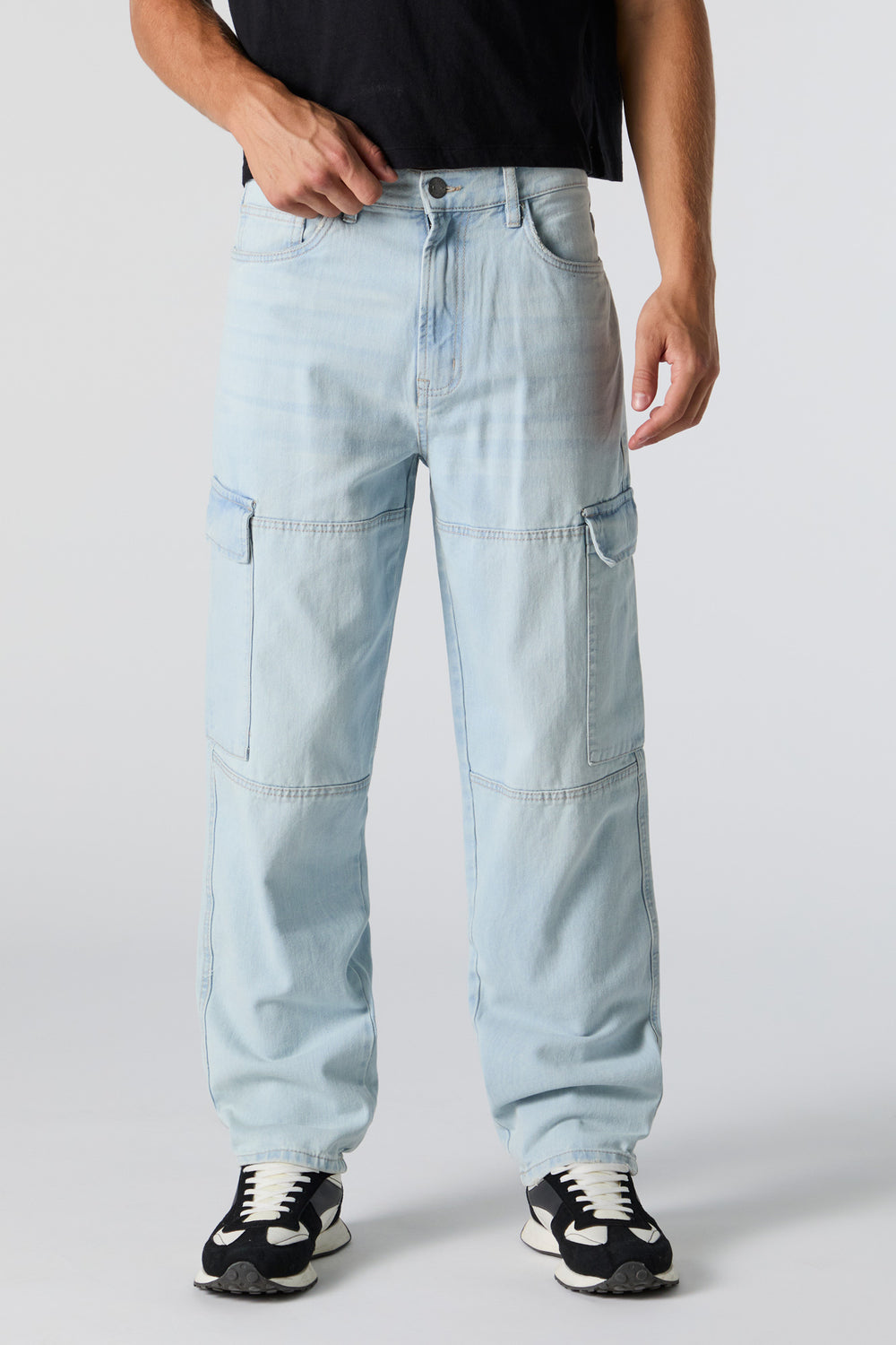 Baggy Straight Leg Cargo Jean Baggy Straight Leg Cargo Jean 1