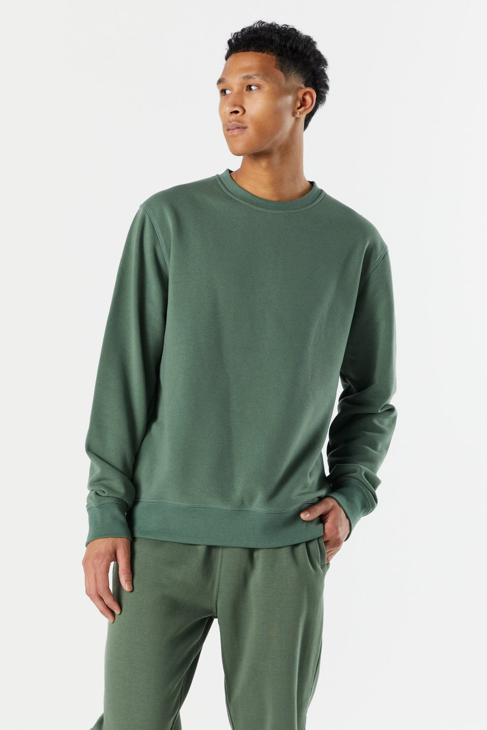 Solid Colored Fleece Sweatshirt Solid Colored Fleece Sweatshirt 10