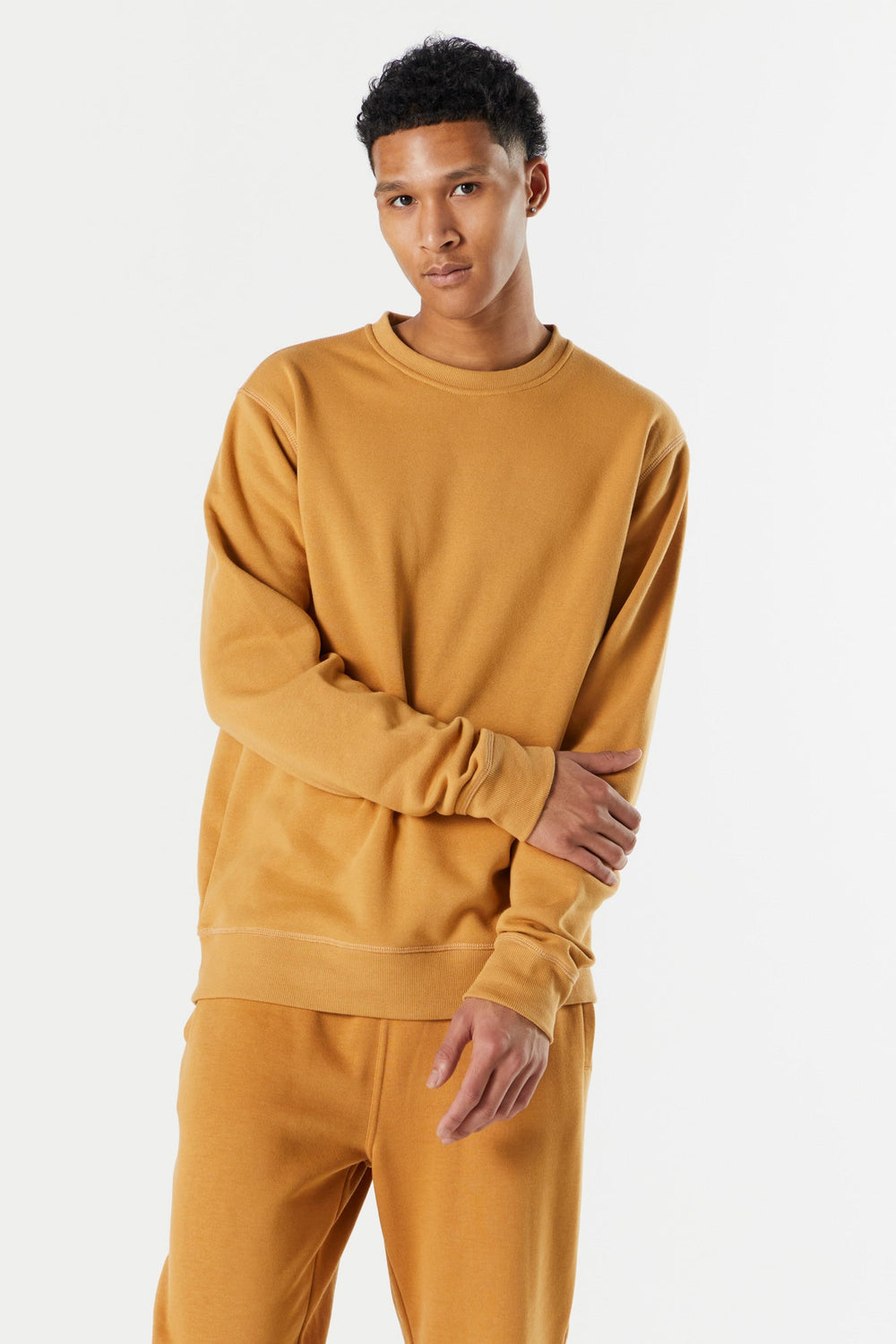 Colored Solid Fleece Sweatshirt Colored Solid Fleece Sweatshirt 1