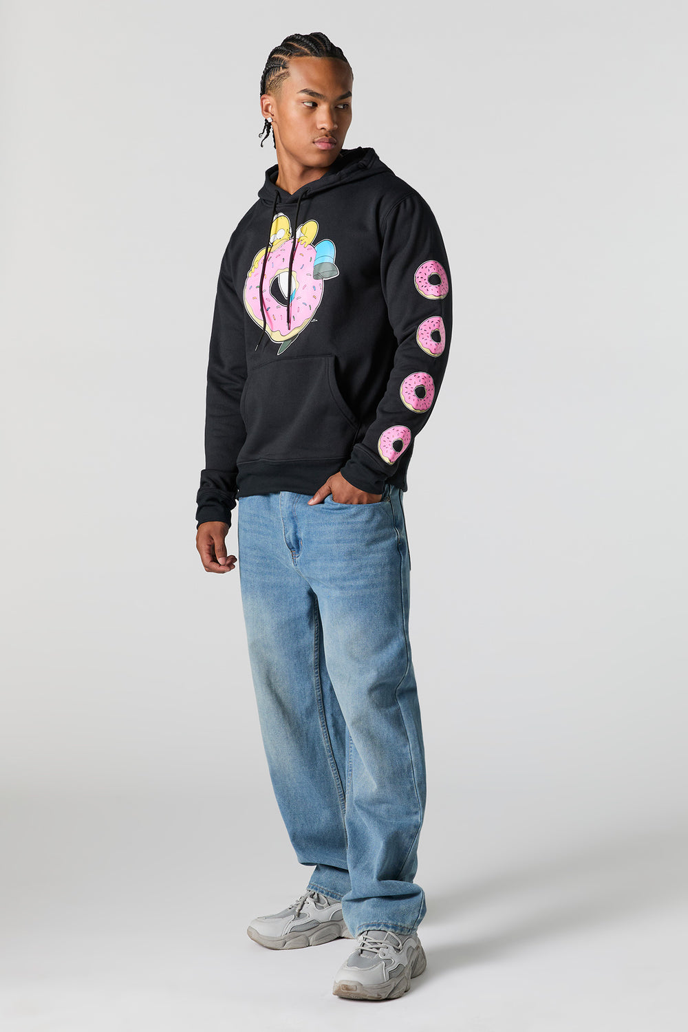 Homer Simpson Graphic Fleece Hoodie Homer Simpson Graphic Fleece Hoodie 3