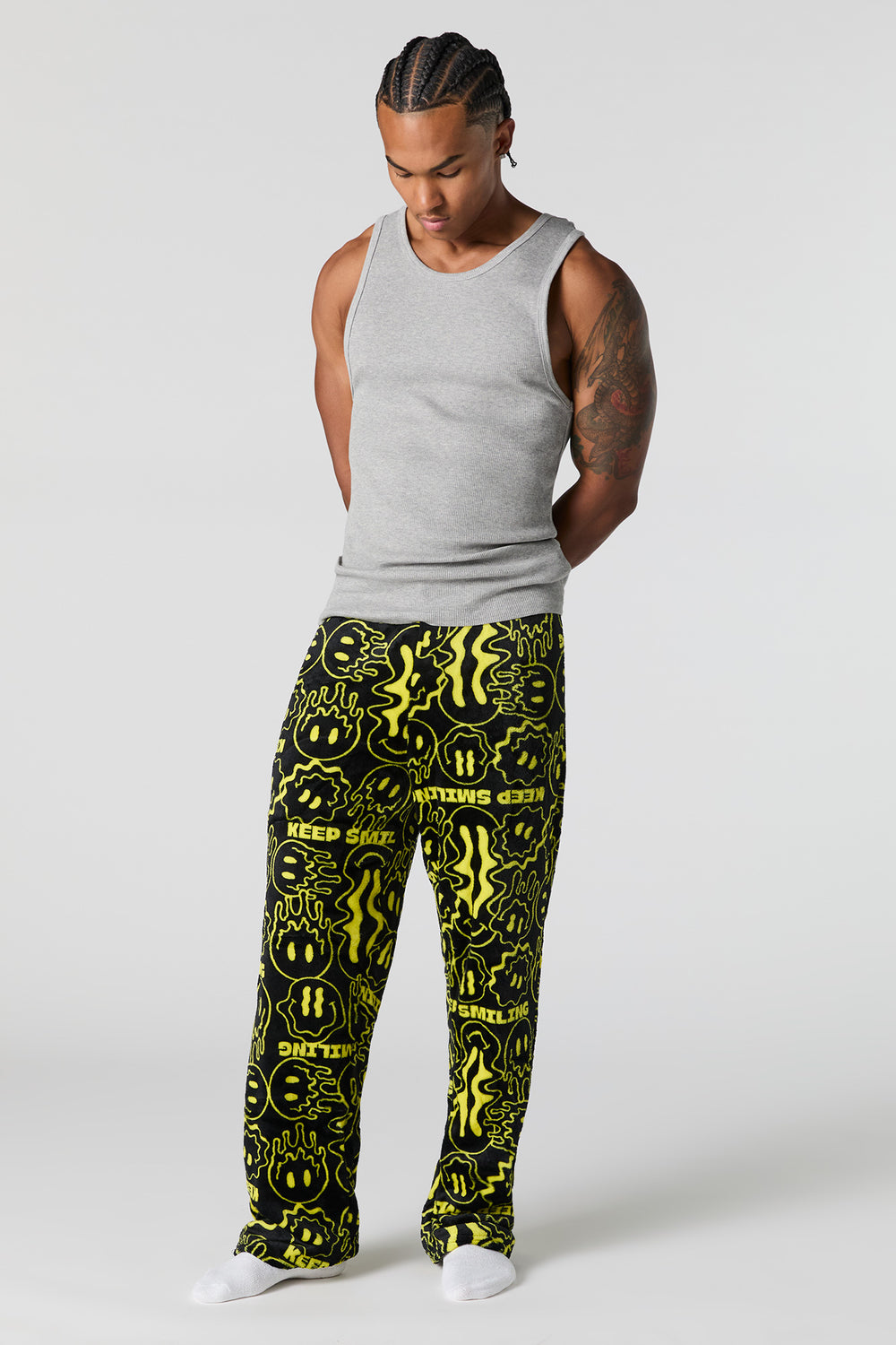 Printed Plush Pajama Pant Printed Plush Pajama Pant 5