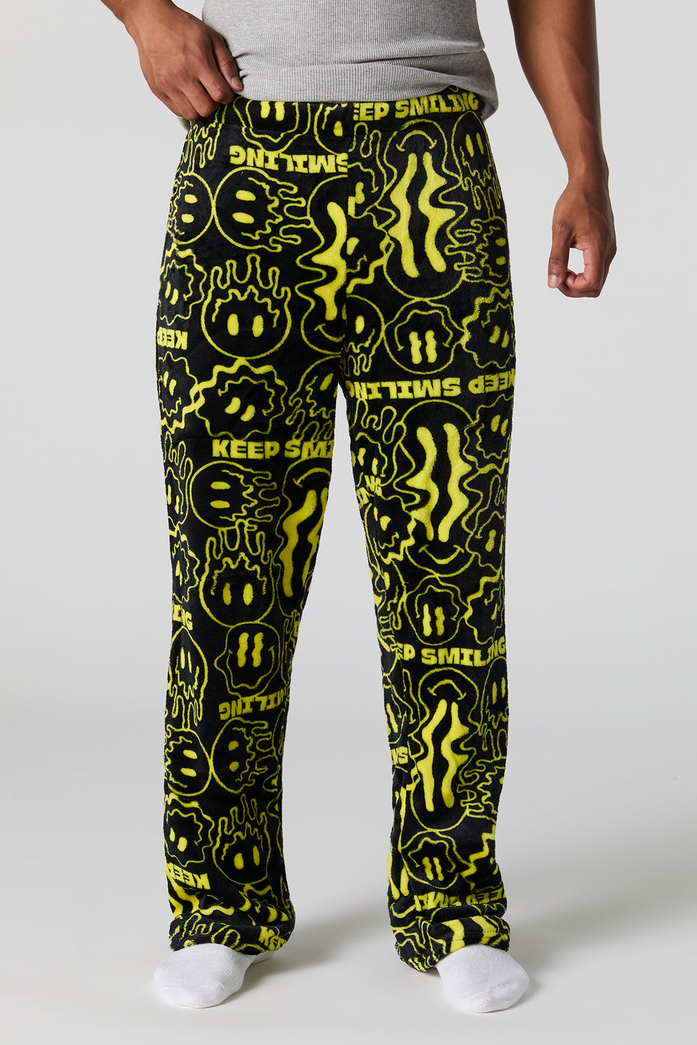 Printed Plush Pajama Pant Printed Plush Pajama Pant 4