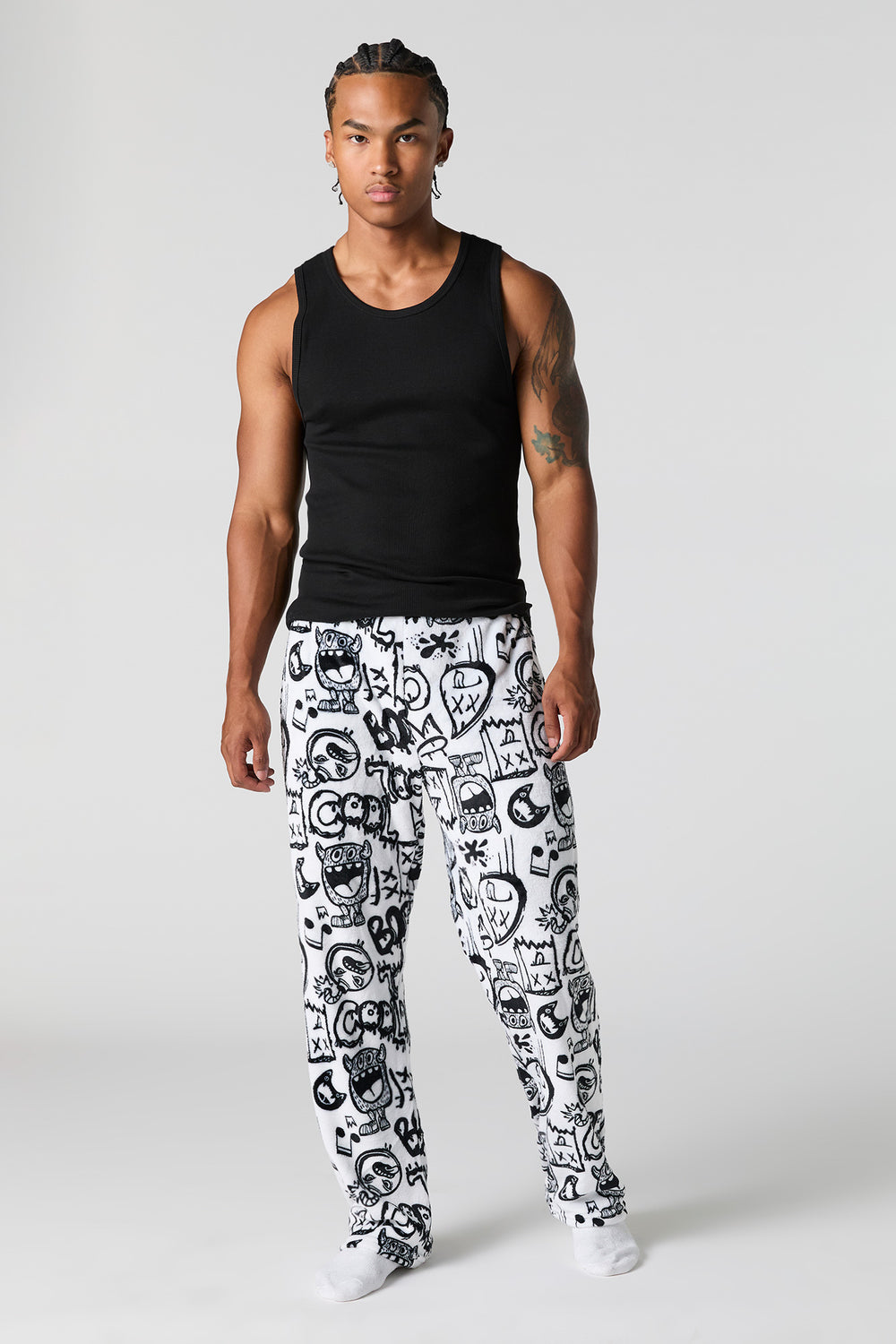 Printed Plush Pajama Pant Printed Plush Pajama Pant 8