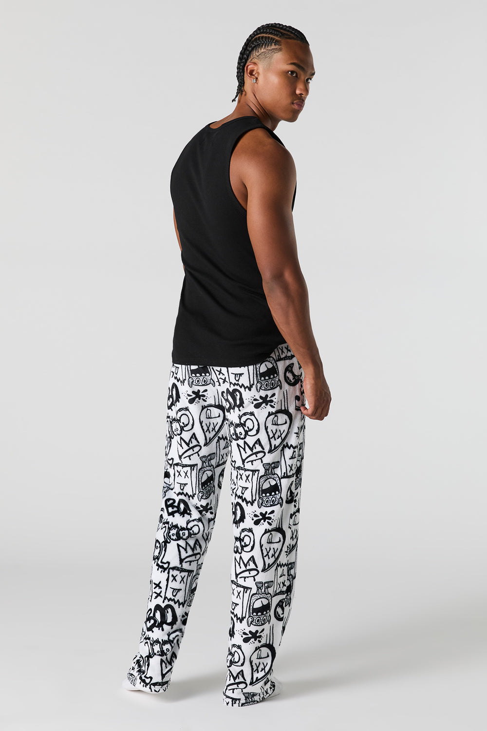 Printed Plush Pajama Pant Printed Plush Pajama Pant 9