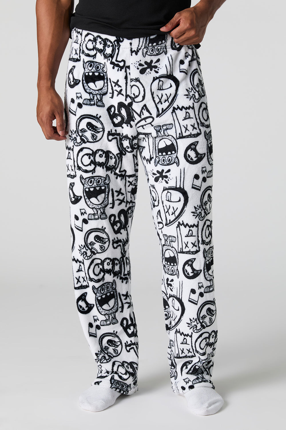 Printed Plush Pajama Pant Printed Plush Pajama Pant 7