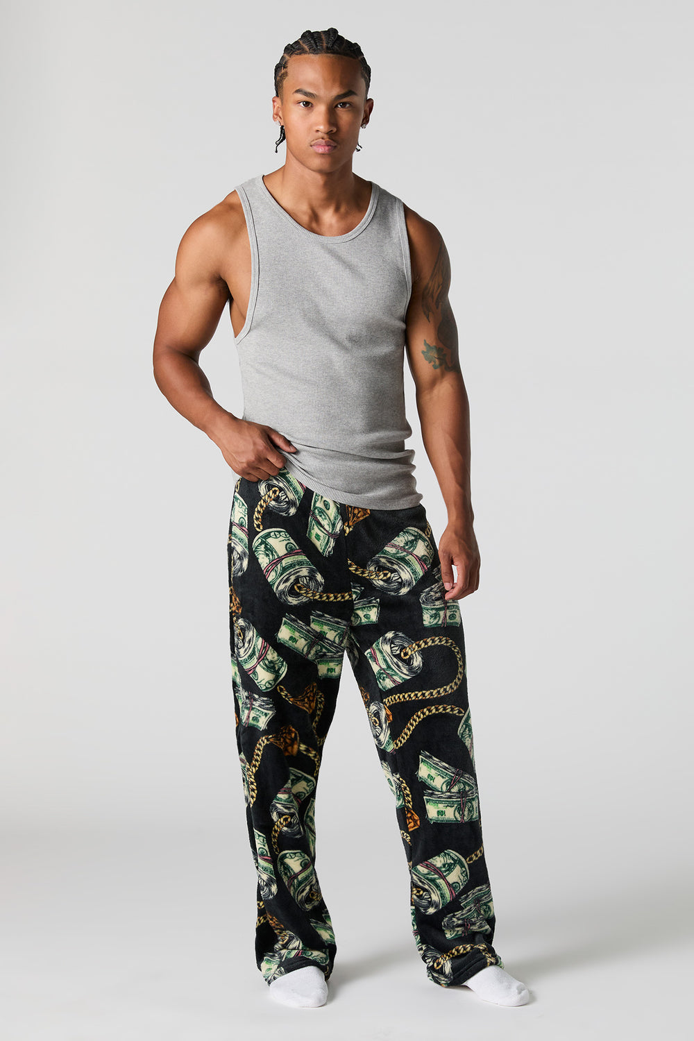 Printed Plush Pajama Pant Printed Plush Pajama Pant 11