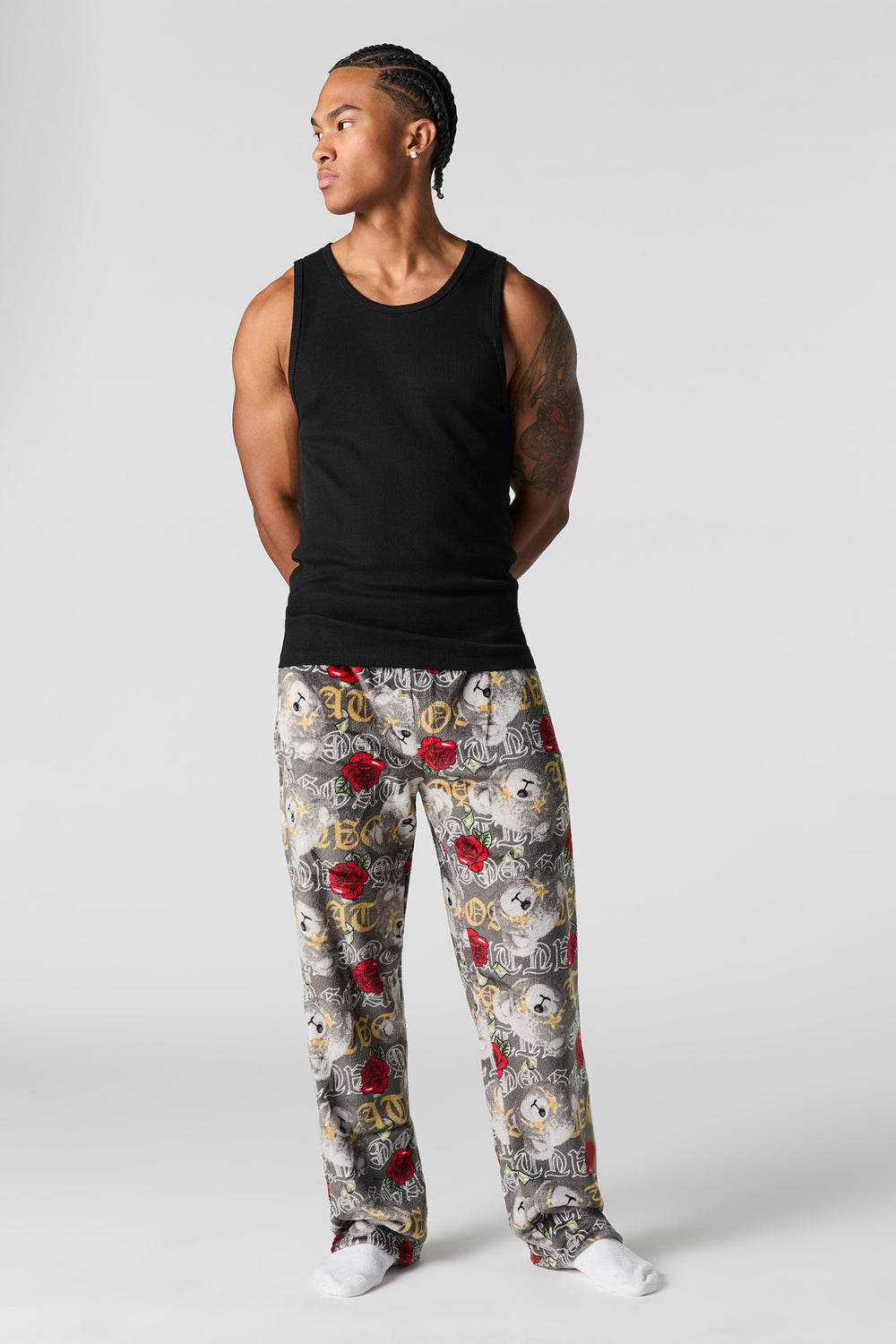 Printed Plush Pajama Pant Printed Plush Pajama Pant 14