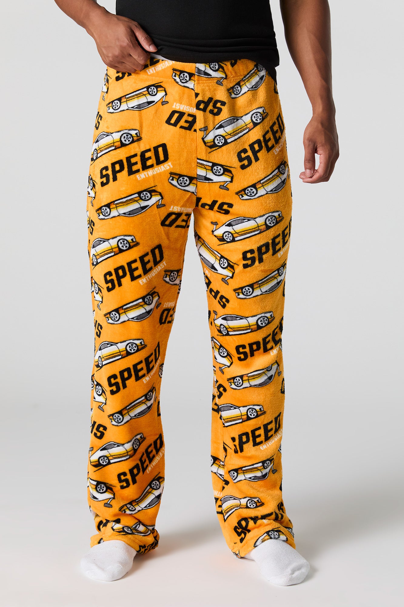 Printed Plush Pajama Pant