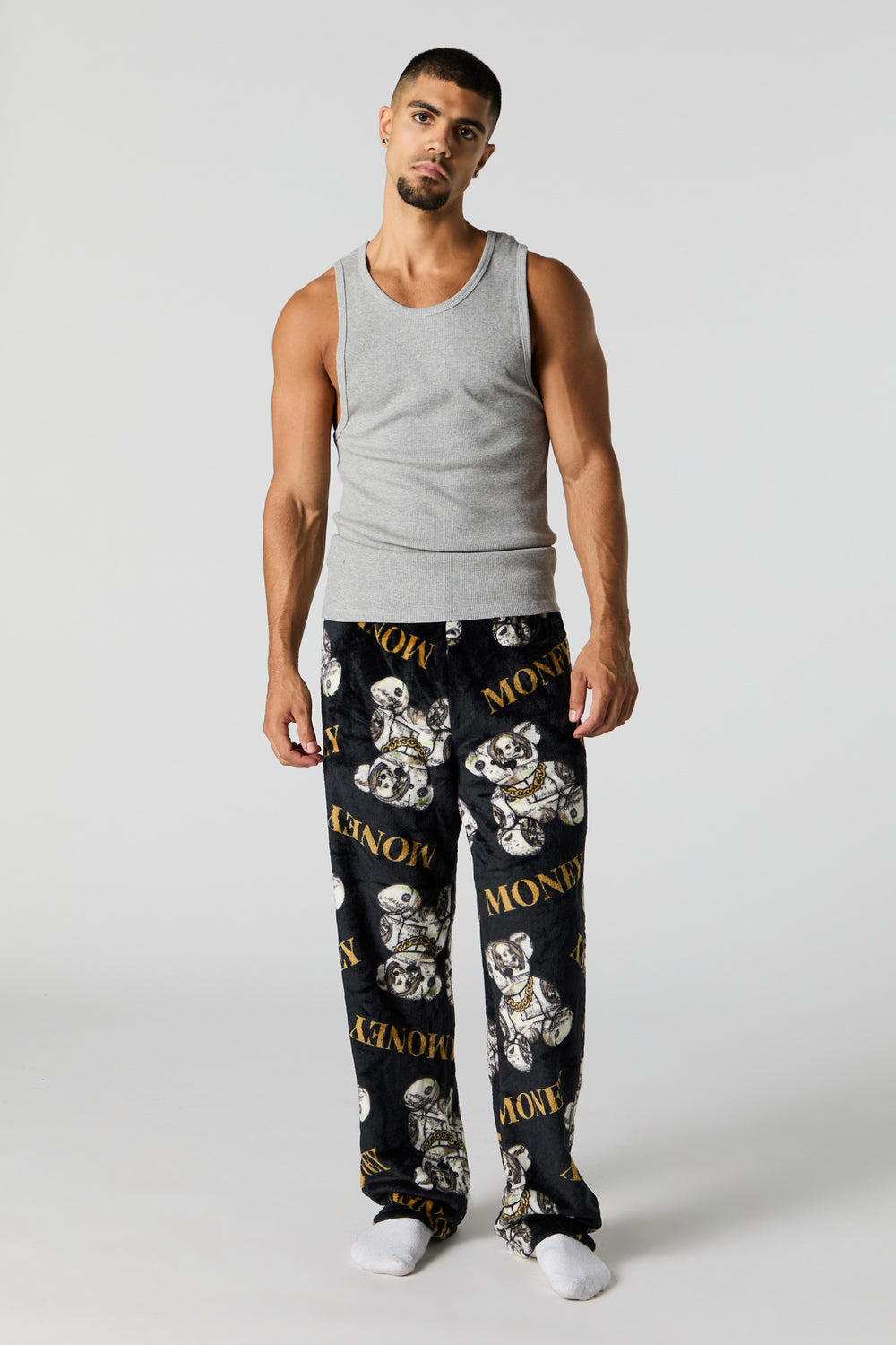 Printed Plush Pajama Pant Printed Plush Pajama Pant 8