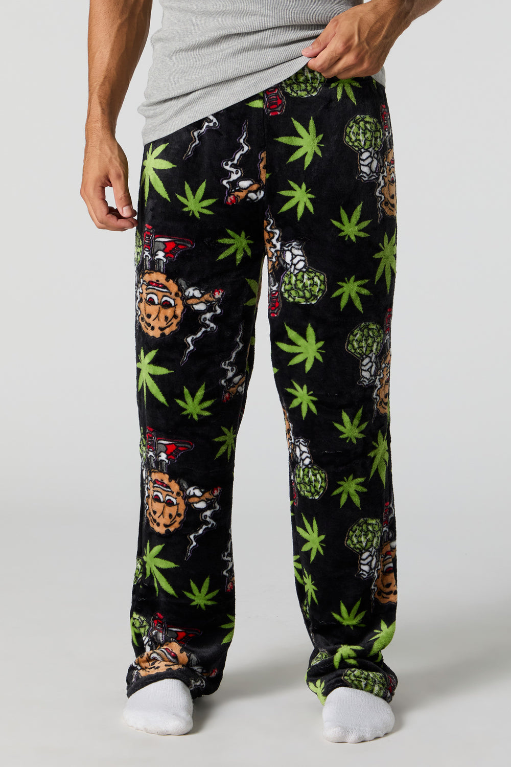 Printed Plush Pajama Pant Printed Plush Pajama Pant 4