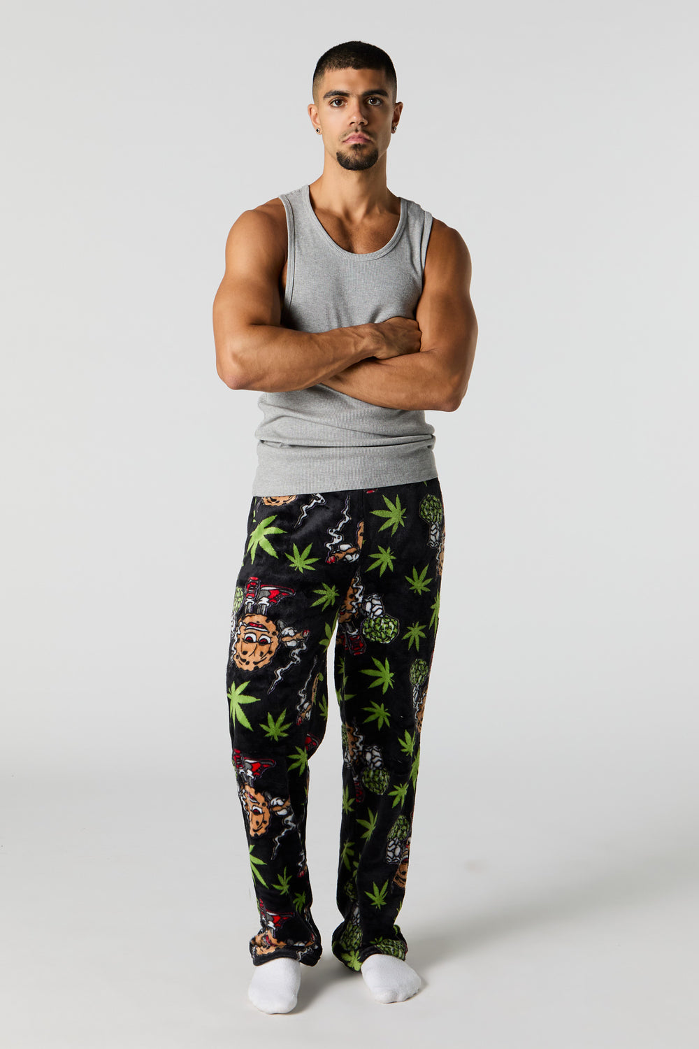 Printed Plush Pajama Pant Printed Plush Pajama Pant 5