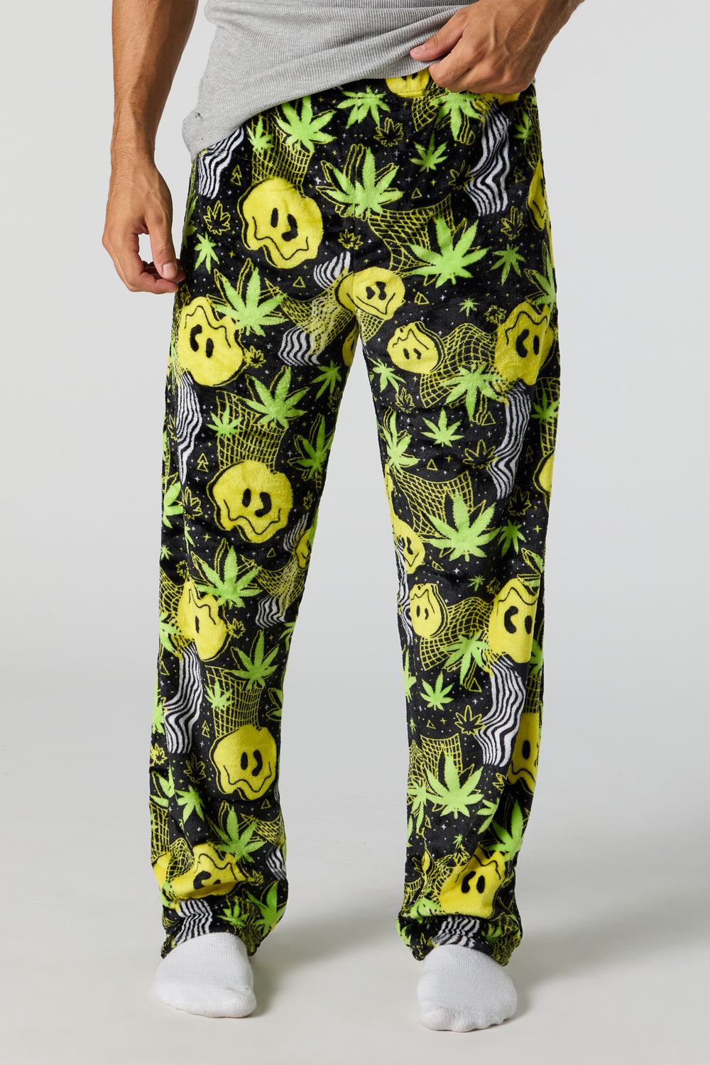 Printed Plush Pajama Pant Printed Plush Pajama Pant 2