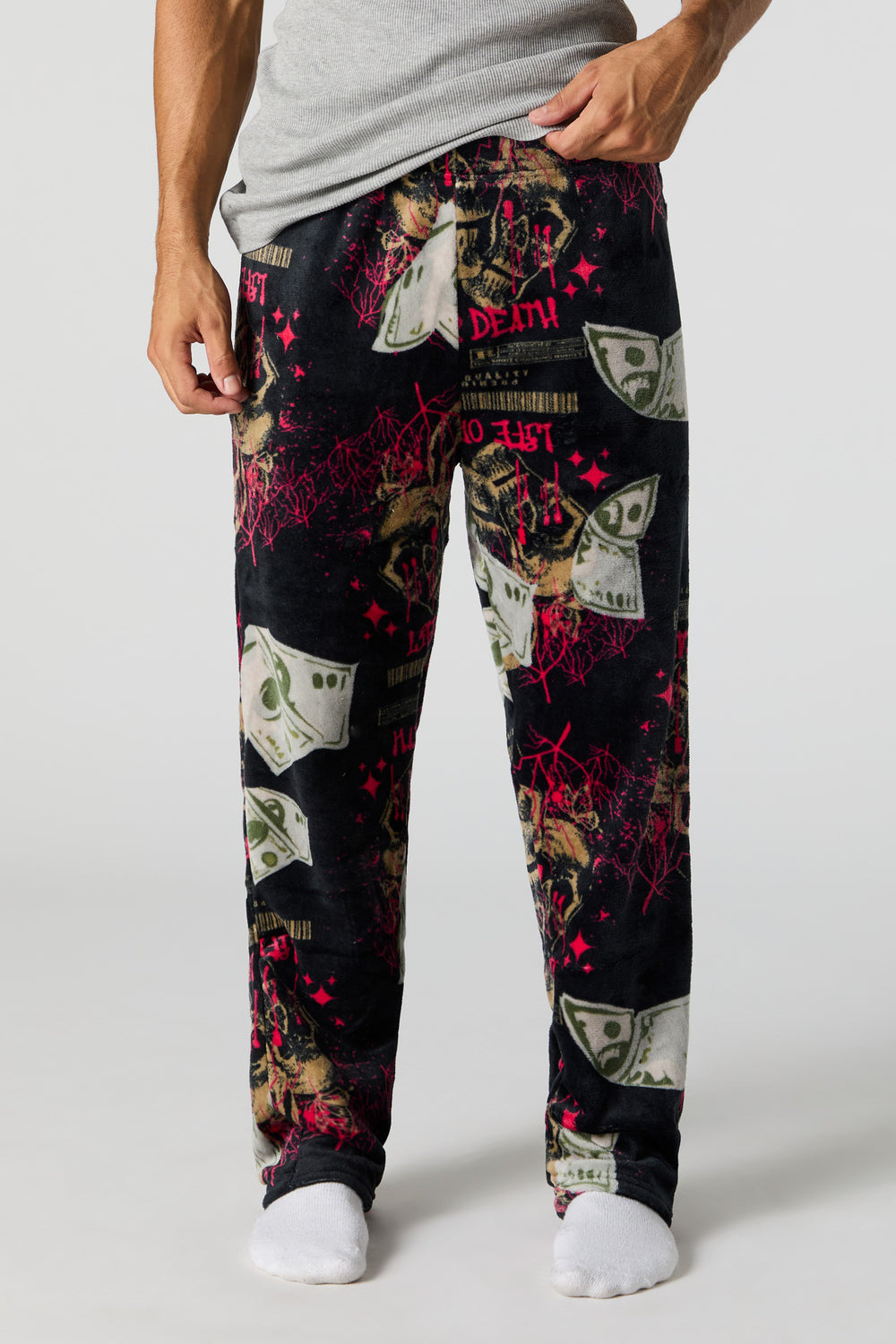 Printed Plush Pajama Pant Printed Plush Pajama Pant 22