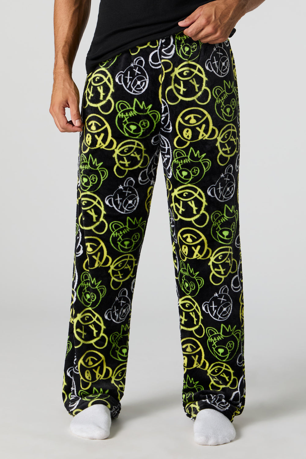 Printed Plush Pajama Pant Printed Plush Pajama Pant 4