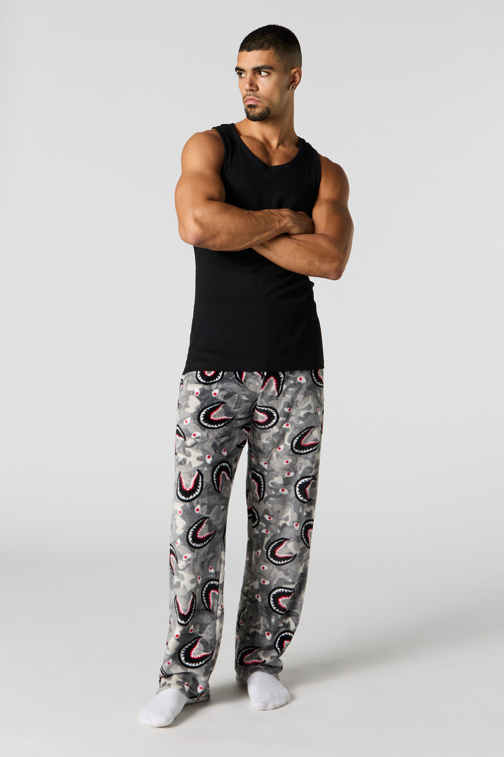 Printed Plush Pajama Pant Printed Plush Pajama Pant 8