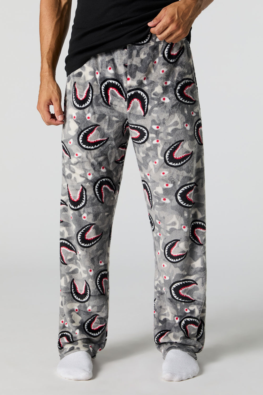 Printed Plush Pajama Pant Printed Plush Pajama Pant 7