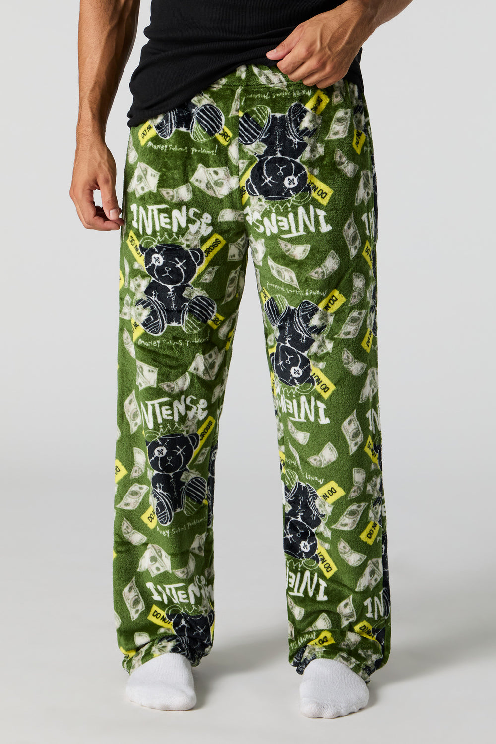 Printed Plush Pajama Pant Printed Plush Pajama Pant 13