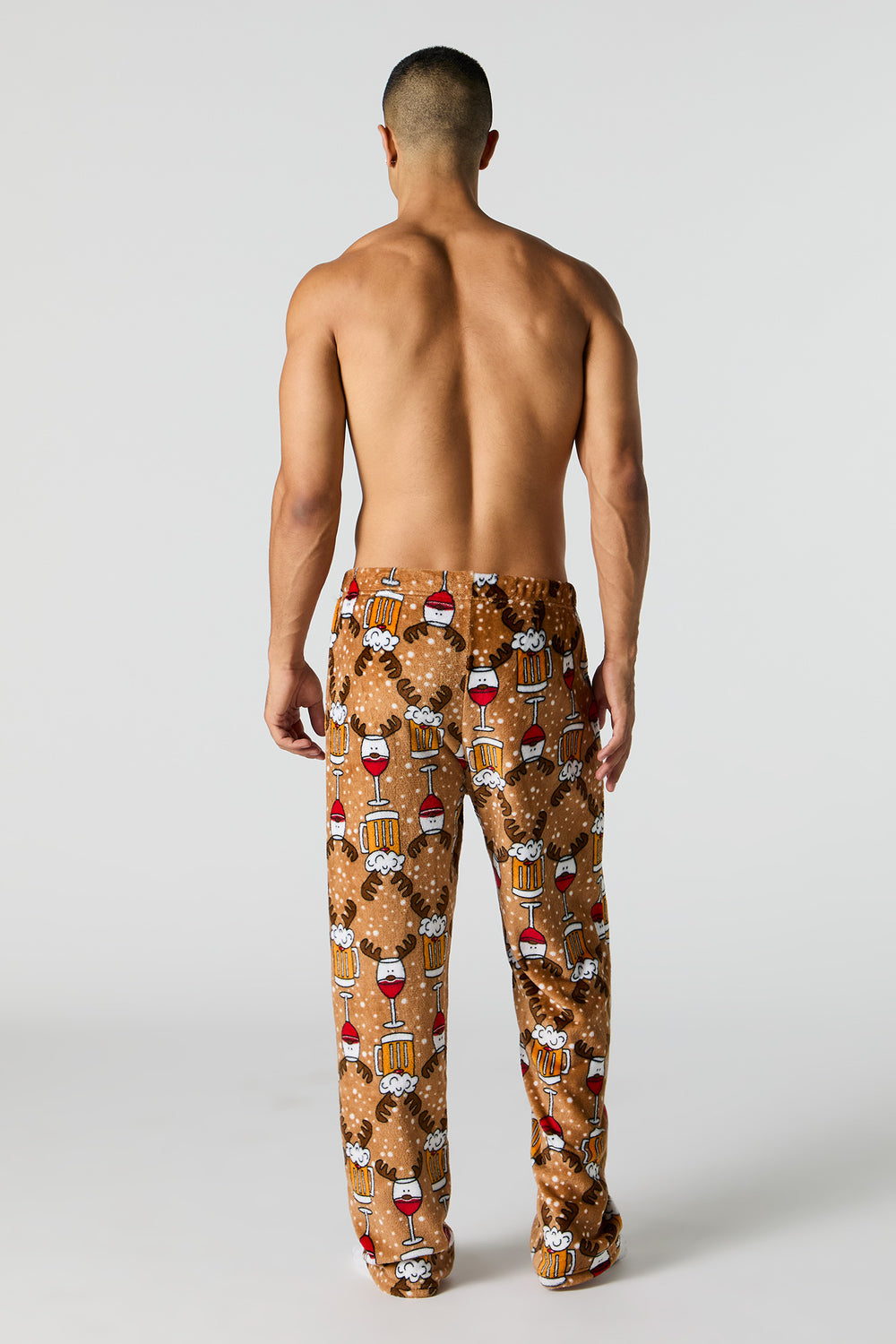 Christmas Print Plush Pajama Pant Christmas Print Plush Pajama Pant 5